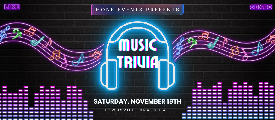 Hone Events presents Music Trivia Night