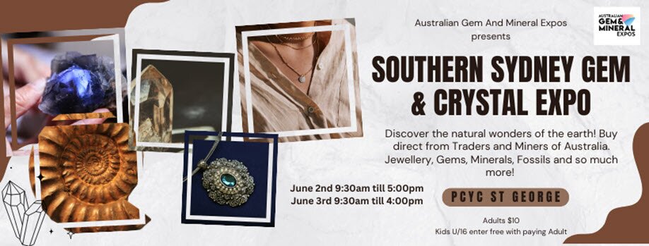 The Southern Sydney Gem & Crystal Expo 2024