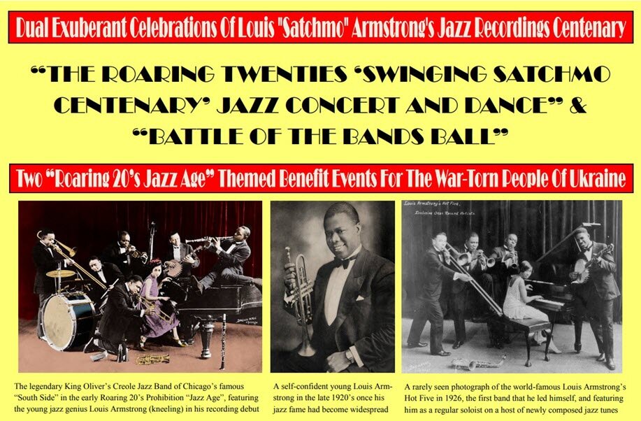 The Roaring Twenties “Swinging Satchmo Centenary” Jazz Concert & Battle Of The Bands Ball