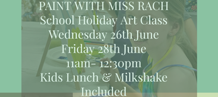 School Holidays Art Class With Miss Rach