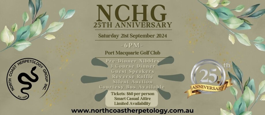 North Coast Herpetology Group 25th Anniversary Dinner