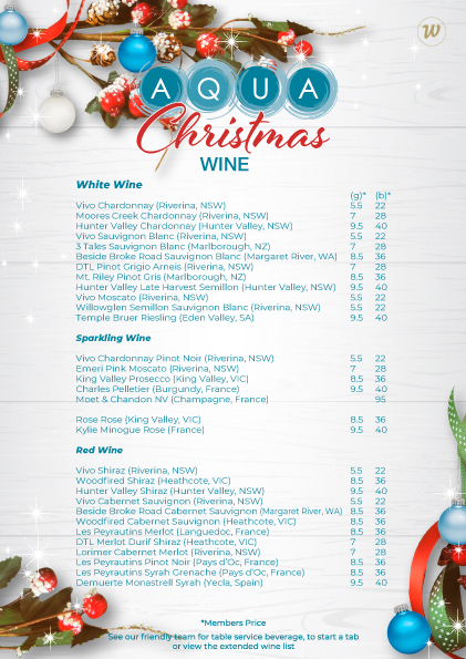 Christmas Lunch Menu 1